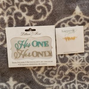 Mrs Necklace & Wedding Day Shoe Decals